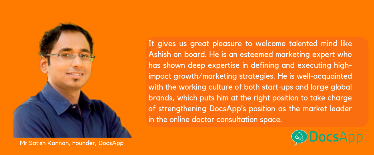 Mr.Satish Kannan, Founder of DocsApp