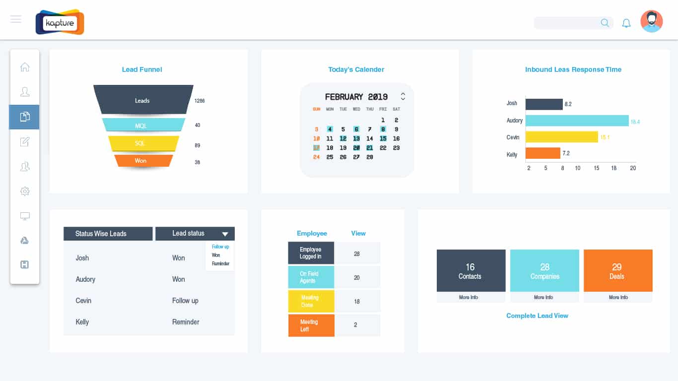 Kapture CRM Product Image