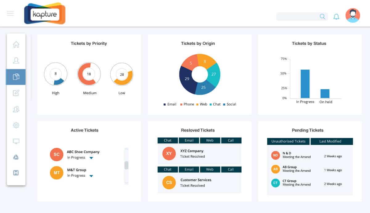 Kapture CRM Product Image