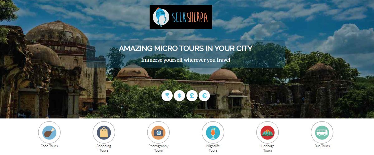 SeekSherpa's homepage