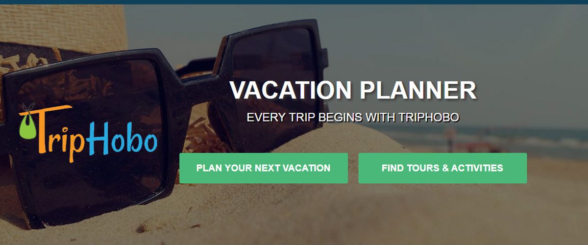 TripHobo's homepage