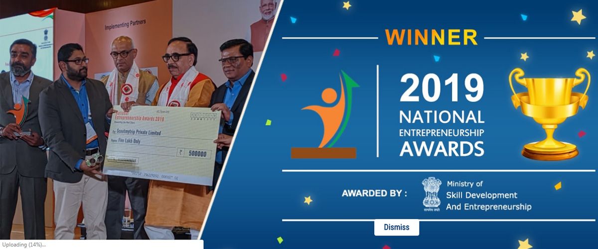 ScoutMyTrip won 2019 National Entrepreneurship Awards