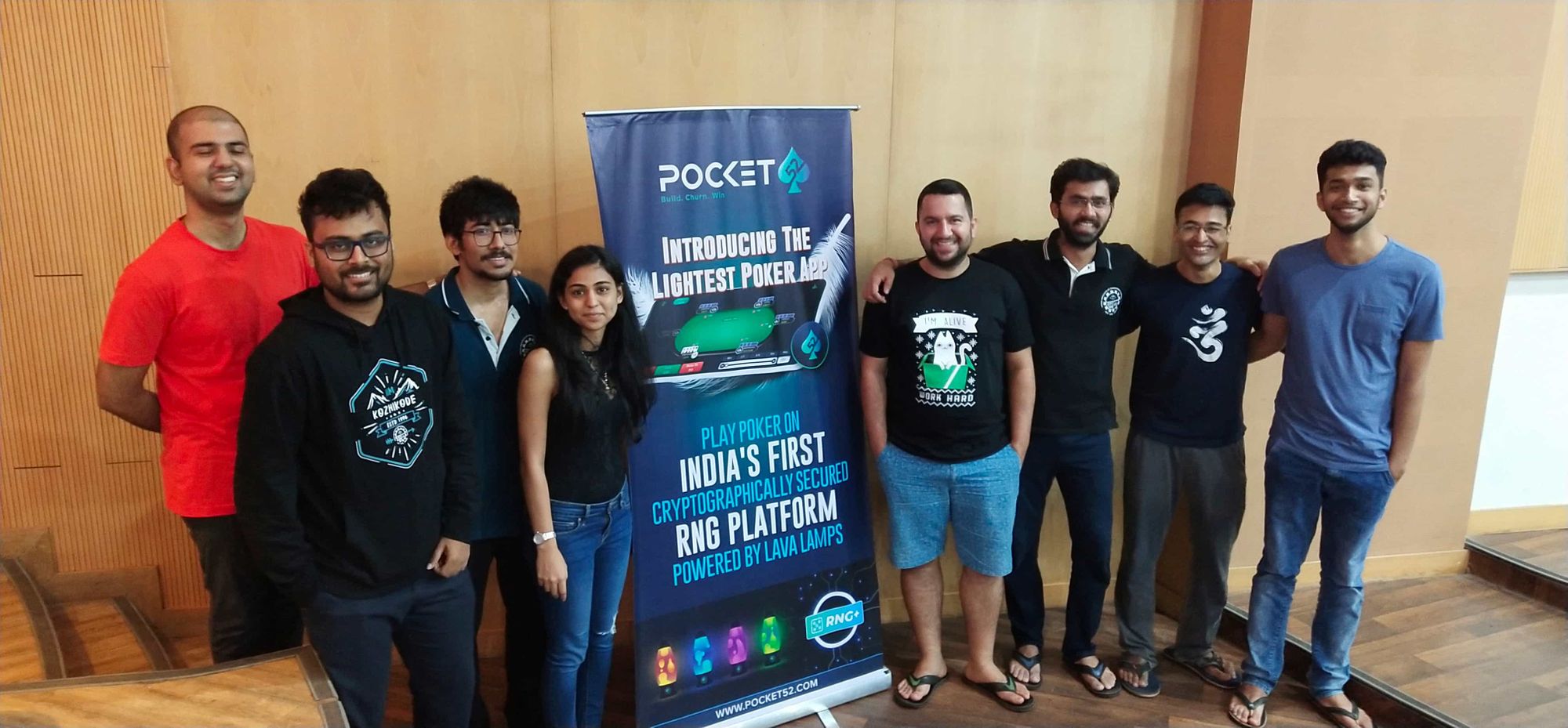 Pocket52's Team in an event