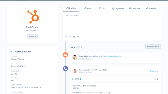 HubSpot CRM