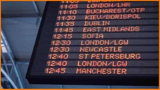 Business Ideas / Digital Display Board Showing Names of Various Places