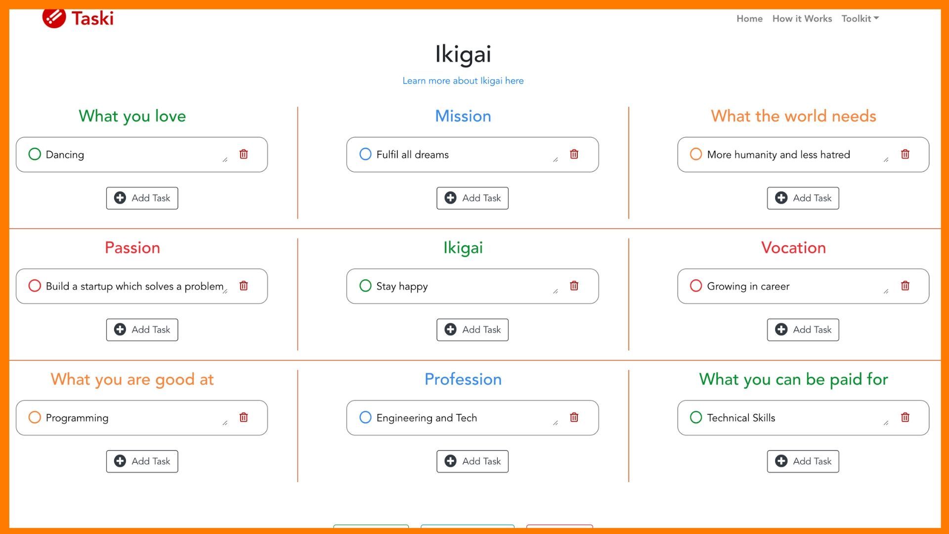 Taski Ikigai