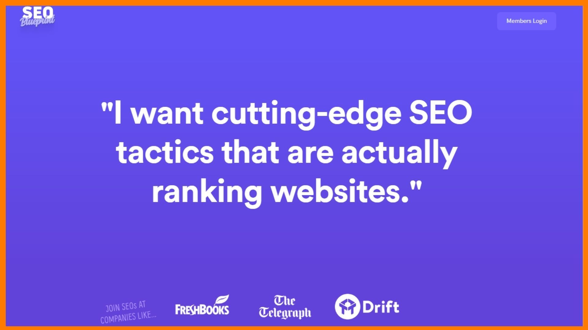 Detailed SEO Blueprint