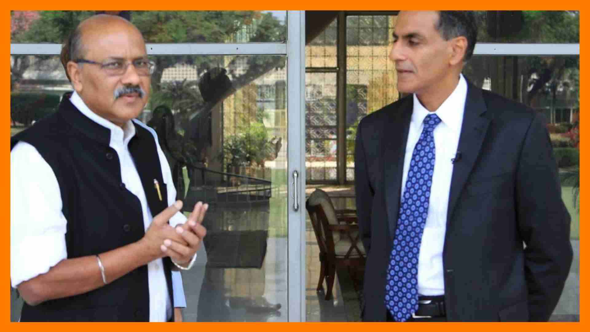 Shekhar Gupta with Richard Verma in Walk the Talk show