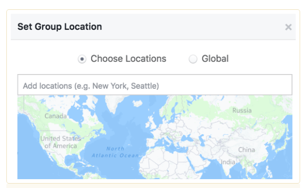 Facebook Location feature
