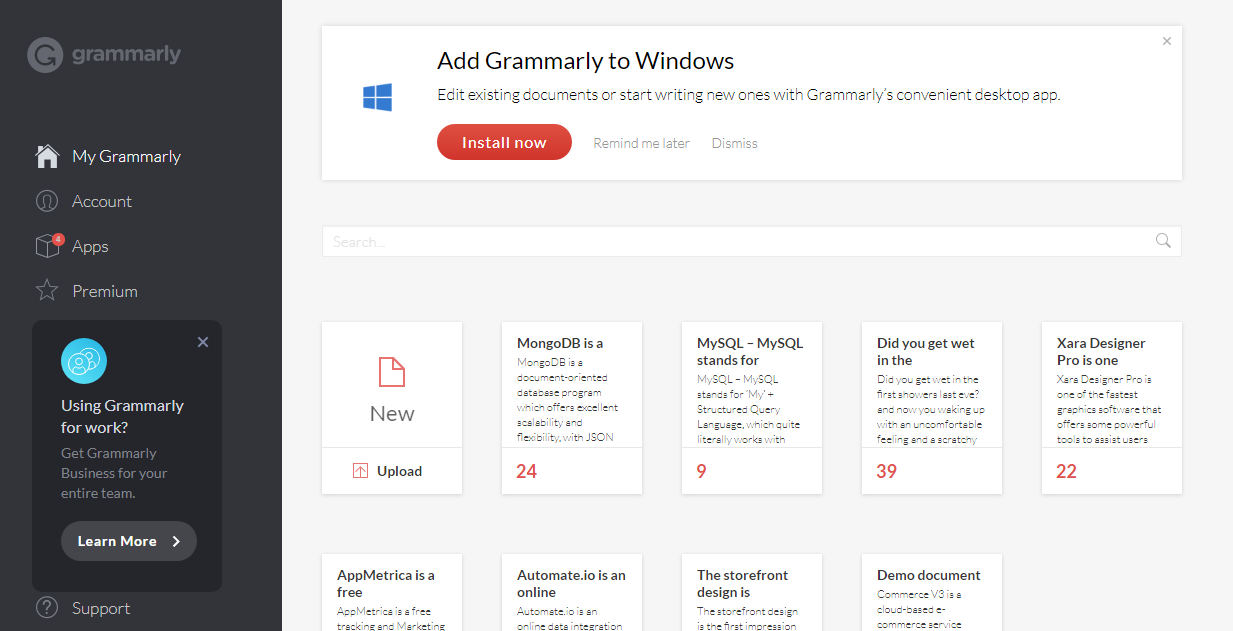 Grammarly Tool