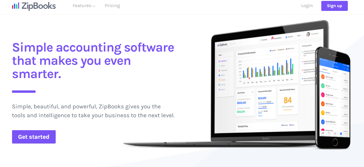 Zipbooks Free Accounting Tool