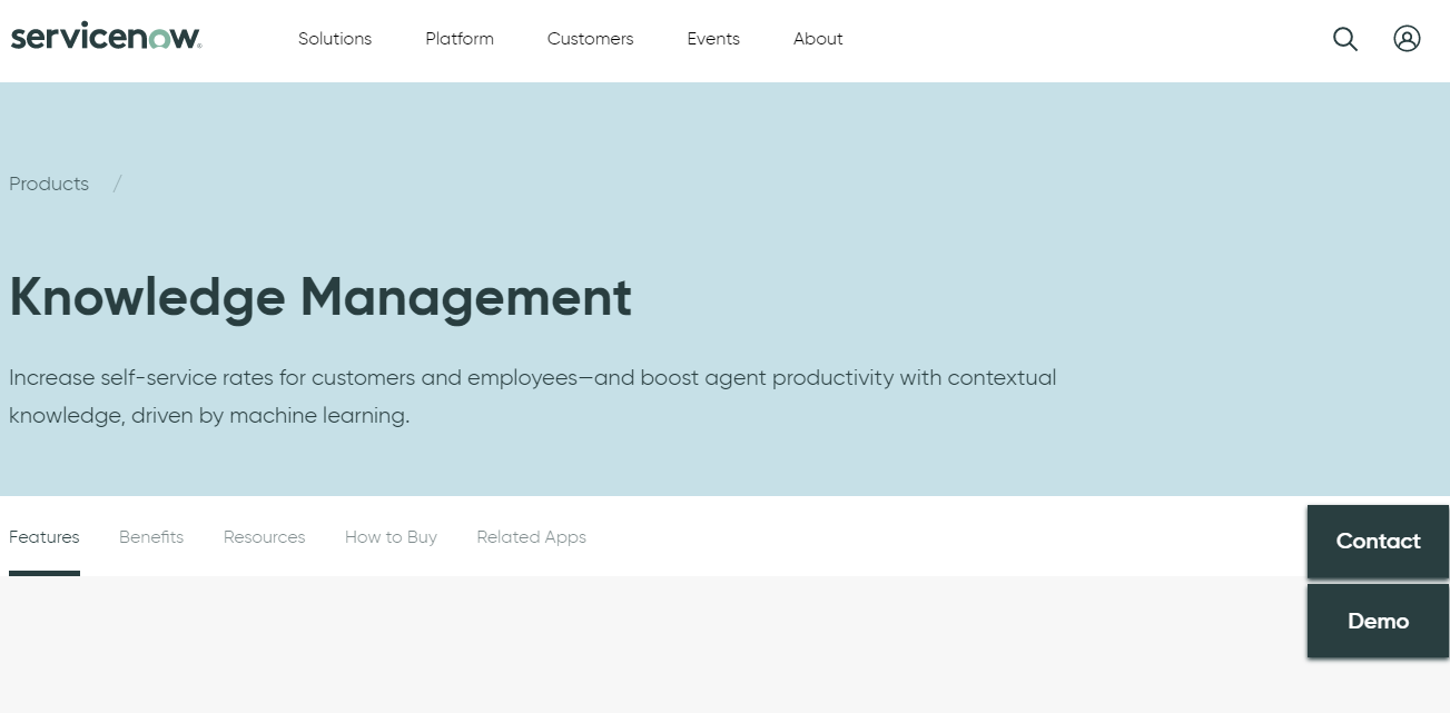 ServiceNow Knowledge Management