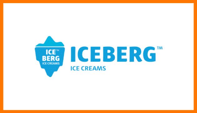 Iceberg Icecream Burger logo