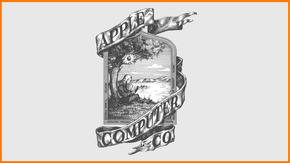 Isaac Newton Apple Logo