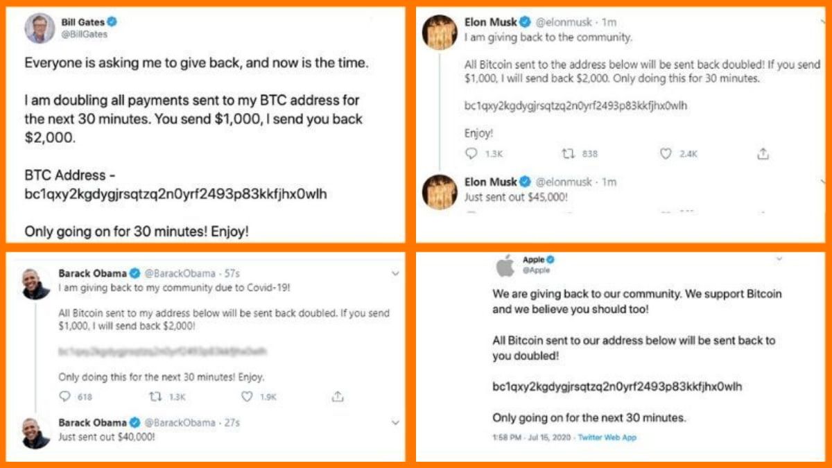 High profile personalities Twitter account hacked