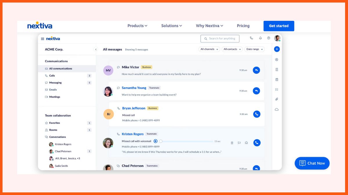 Nextiva - Best Sales Management Tools