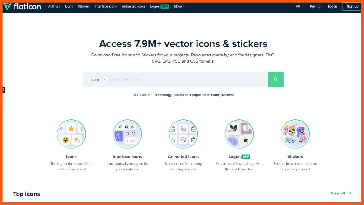 Flaticon Website