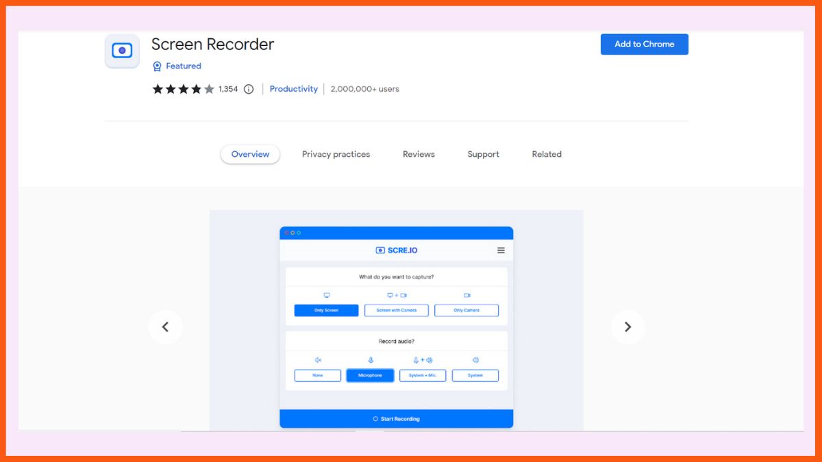 Screen Recorder - Best Screen Recording Chrome Extension