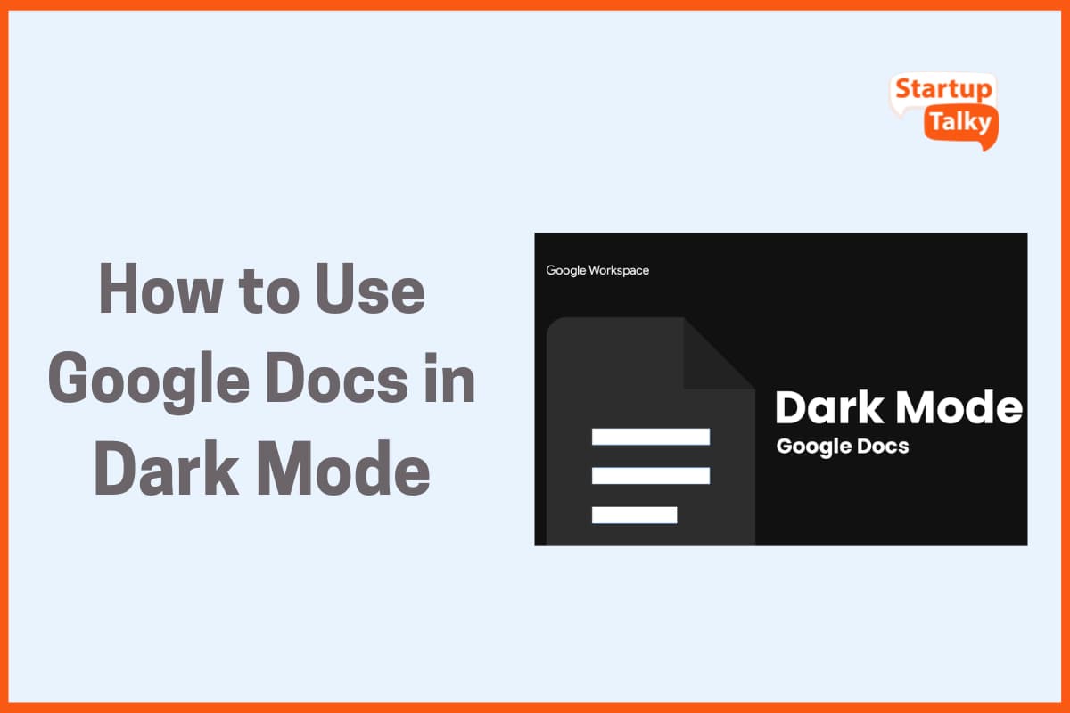 How to Use Google Docs in Dark Mode