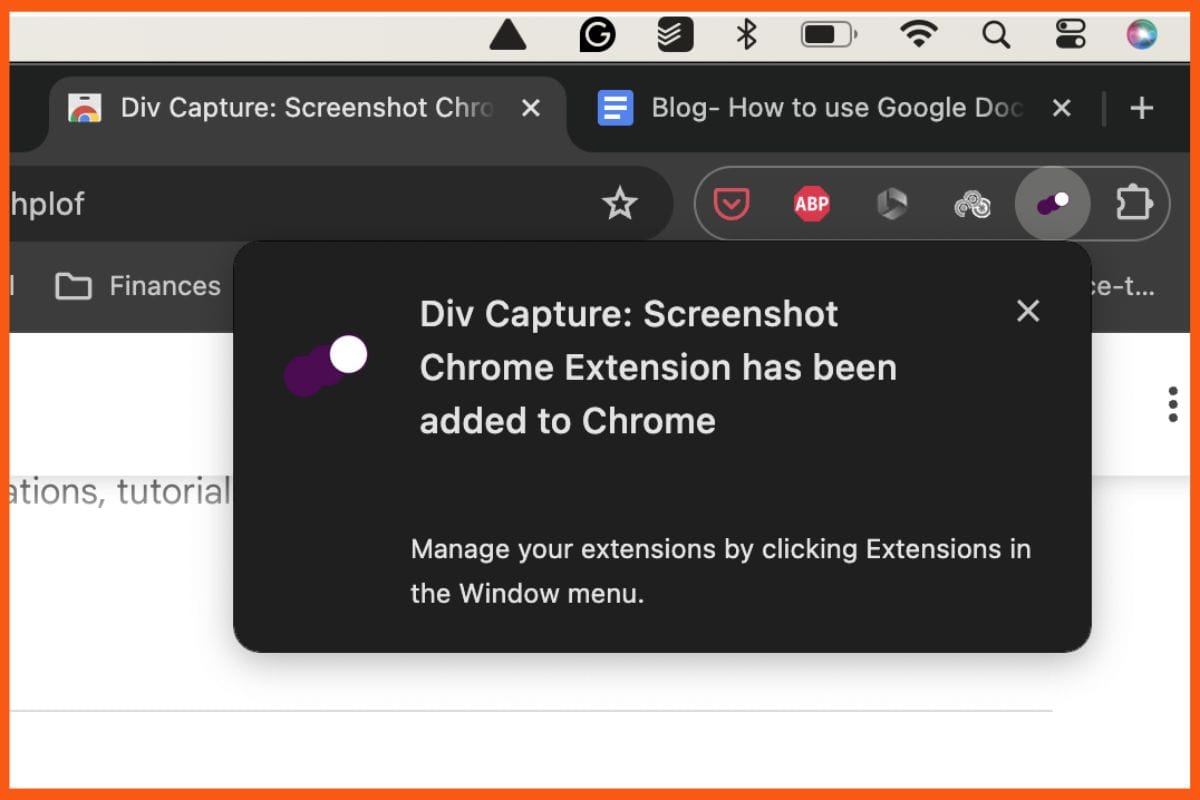 Step 4 for Downloading Google Chrome Screenshot Extension for Free