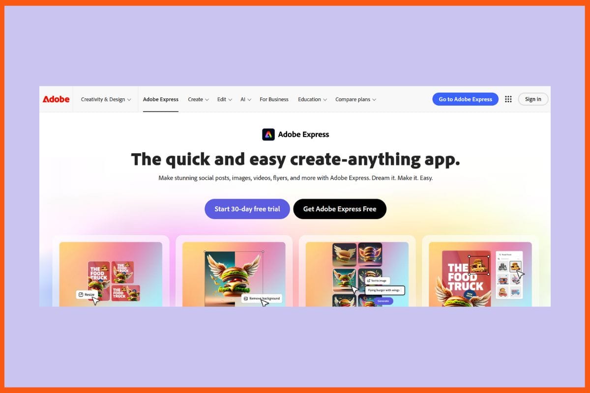 Adobe Express - Best AI Instagram Post Generators