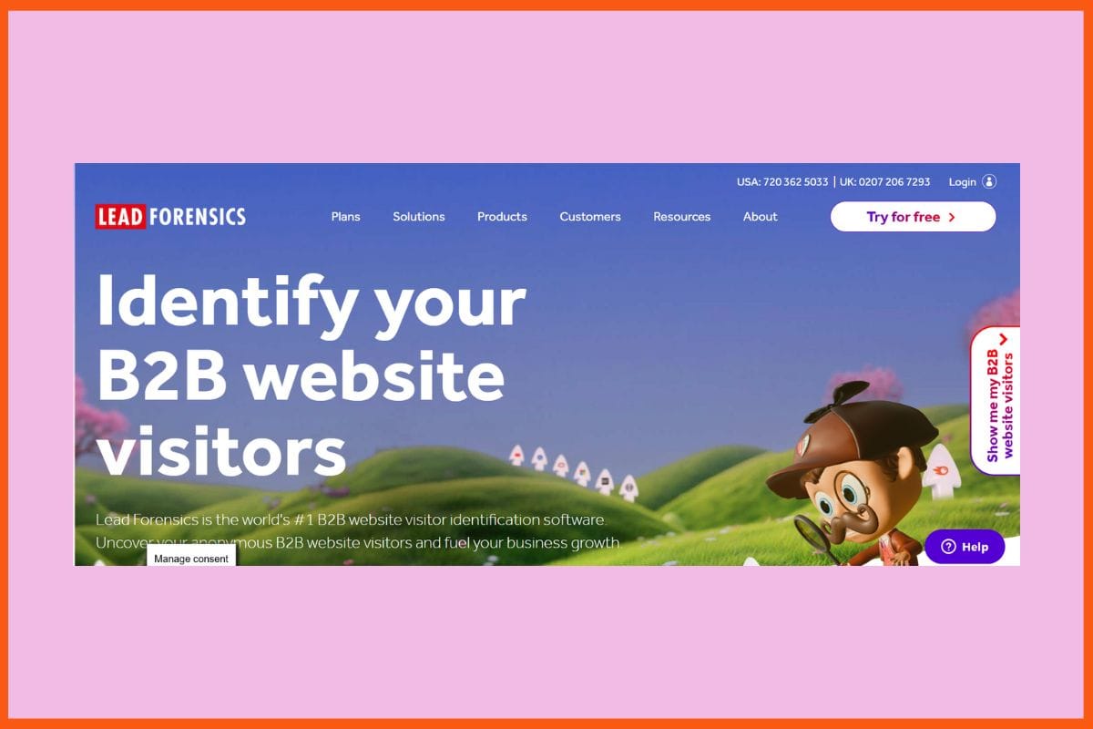 LeadForensics - Tools for Effortless Lead Generation