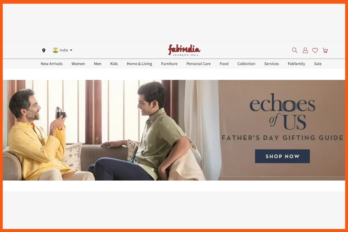 Fabindia- Indian Brands for Father’s Day Gifting