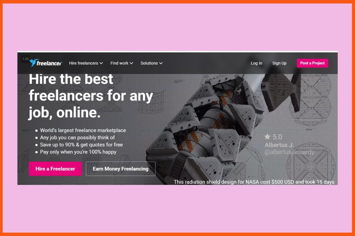 Freelancer - Top Micro Job Sites to Make Money Online