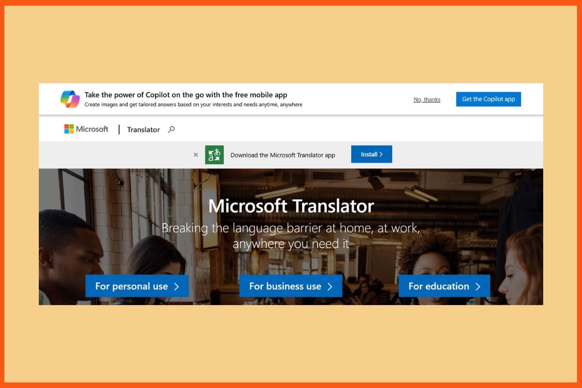 Microsoft Translator - Top AI Translation Tools