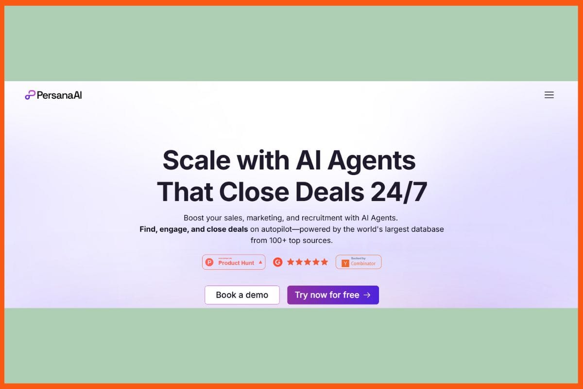 Persana.ai  - Top AI Tools for Writing Cold Emails