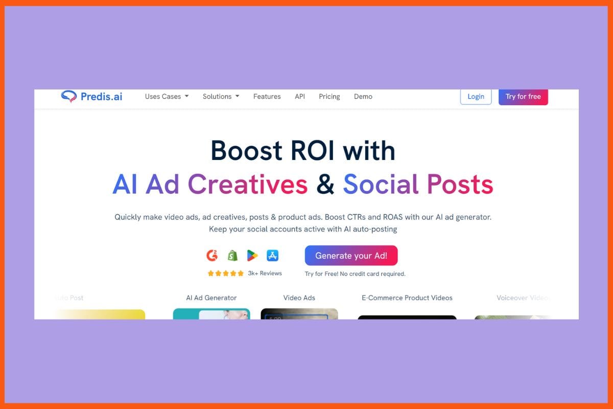 Predis.ai - Best AI Ad Generators for Automated, High-Converting Campaigns
