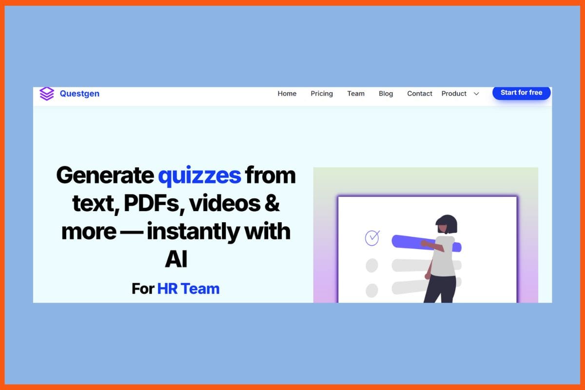 Questgen - Best AI Quiz Generators and Exam Test Makers