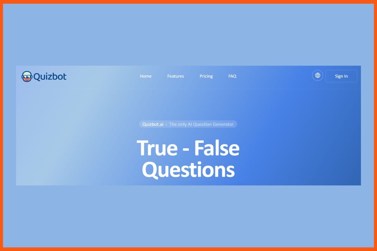 Quizbot - Best AI Quiz Generators and Exam Test Makers