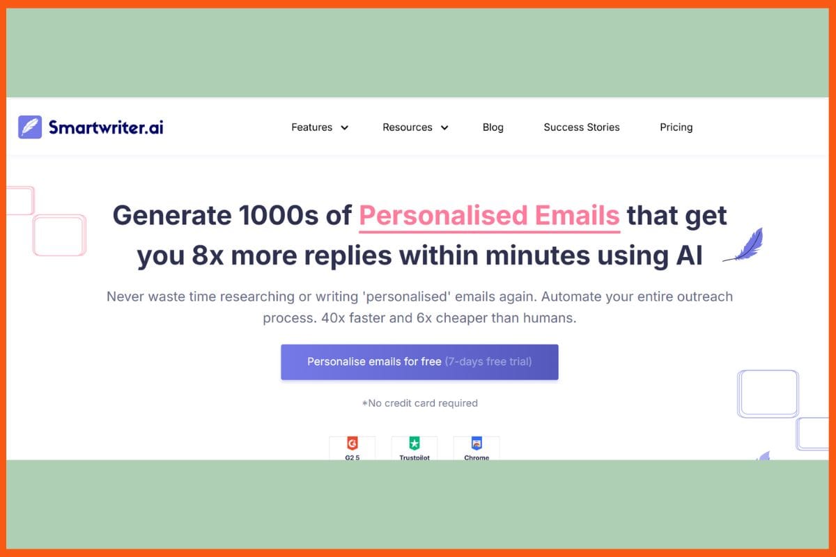 Smartwriter.ai - Top AI Tools for Writing Cold Emails