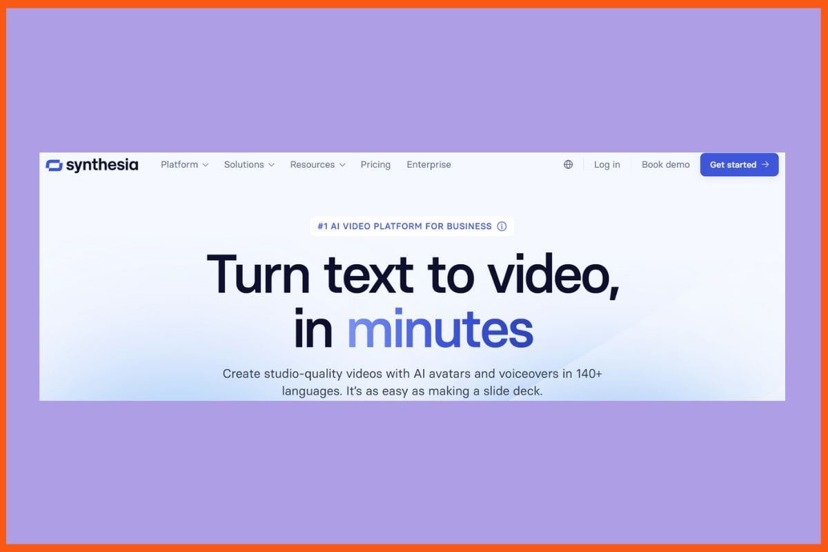 Synthesia - Best AI Ad Generators for Automated, High-Converting Campaigns  
