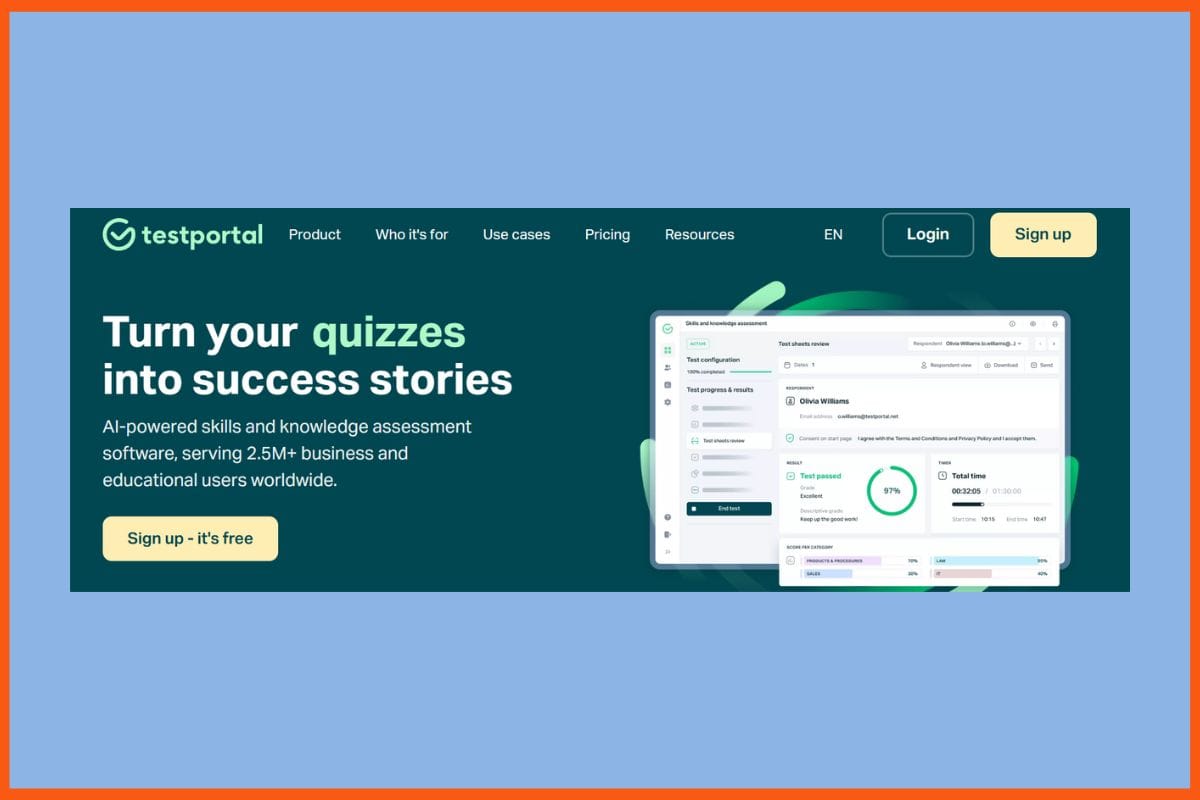 Testportal - Best AI Quiz Generators and Exam Test Makers
