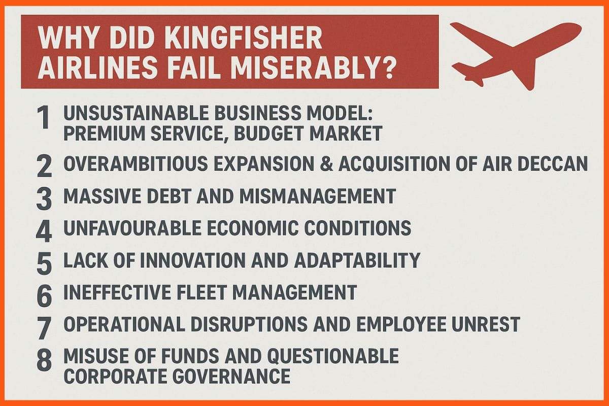 Why Did Kingfisher Airlines Fail Miserably?