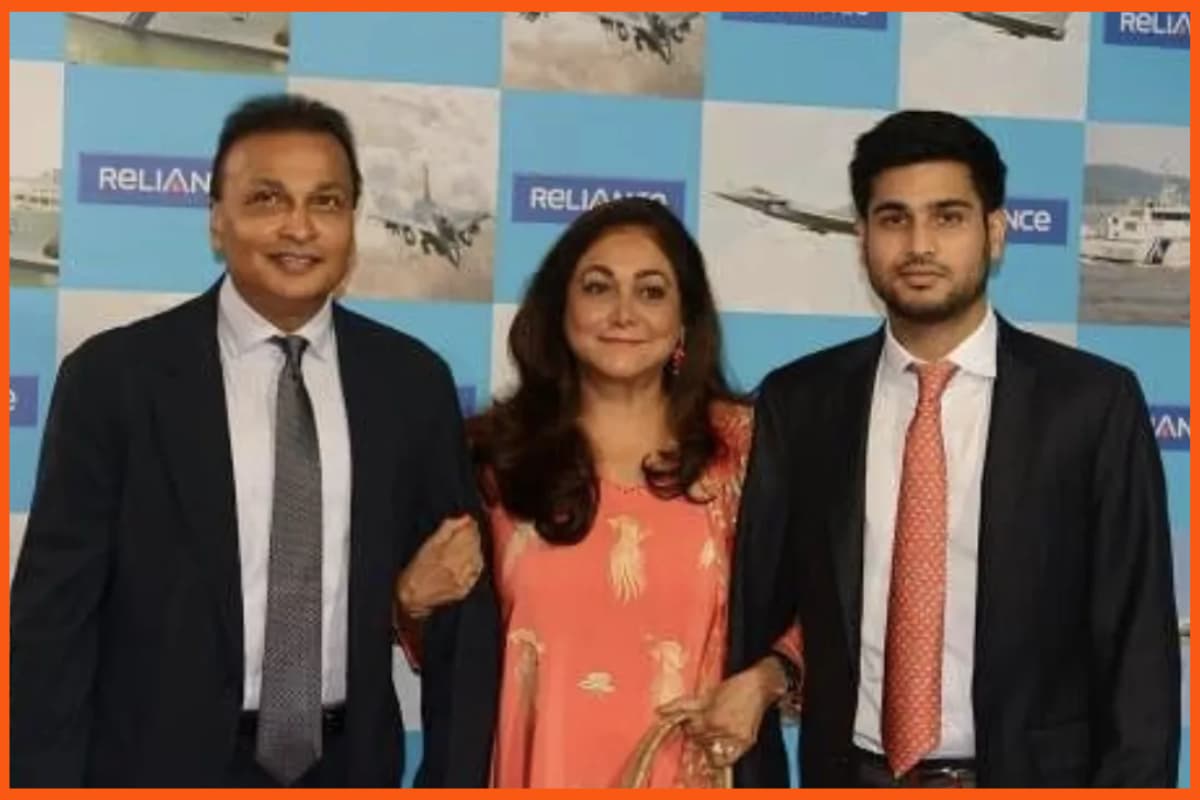 Anil Ambani, Tina Ambani and Jai Anmol Ambani