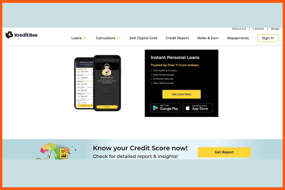 KreditBee - Best Loan Apps for Self-Employed Individuals in India