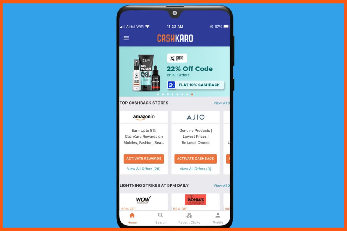 Best Digital Money Saving App - CashKaro