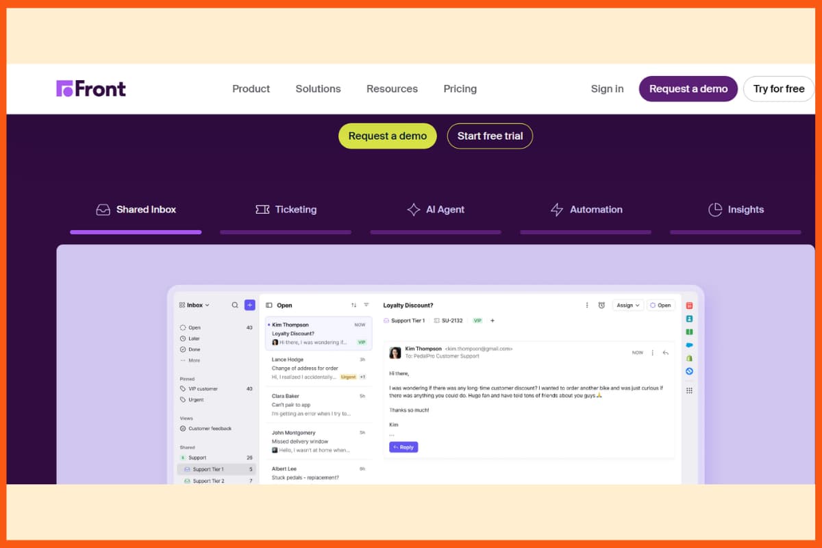 Top Email Organisation & Management Tools - Front