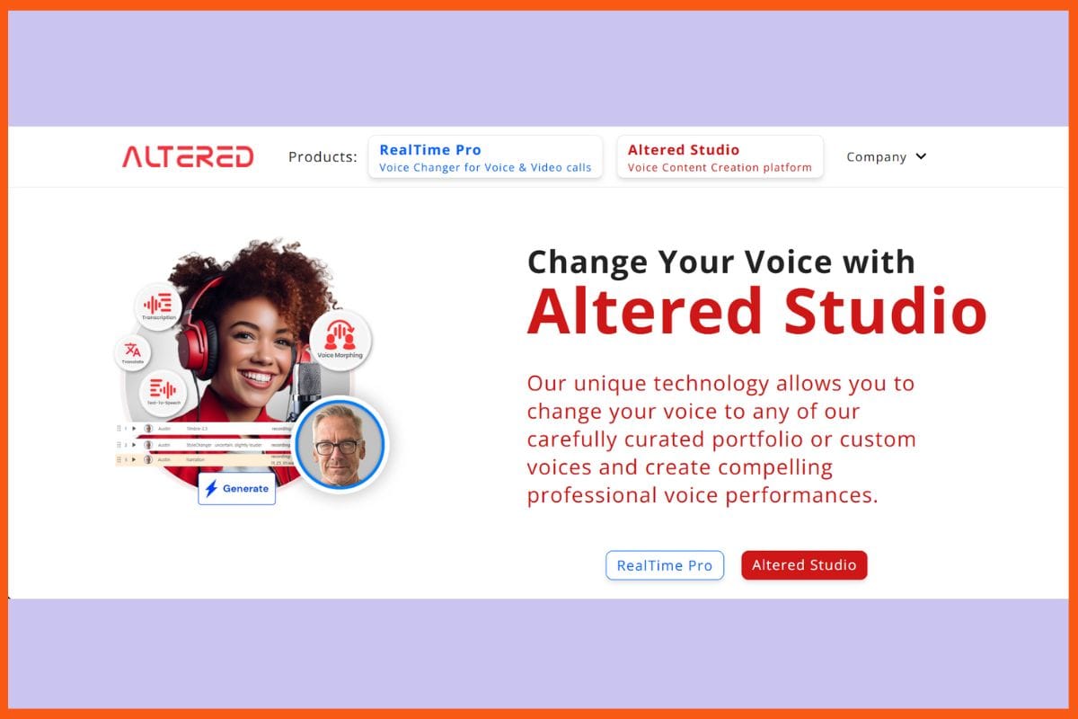 Altered - Best AI Tools for Voiceovers