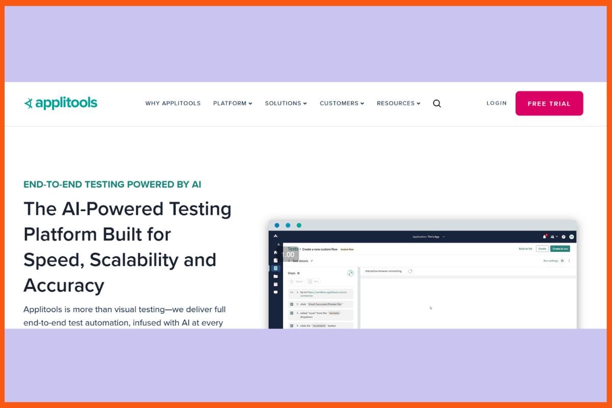 Applitools - Best AI Testing Tools