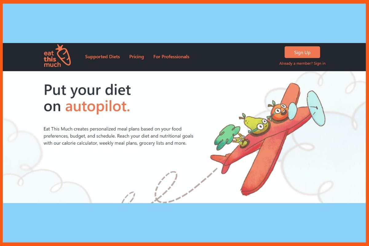 Eat This Much - Top AI Meal Planner Tools