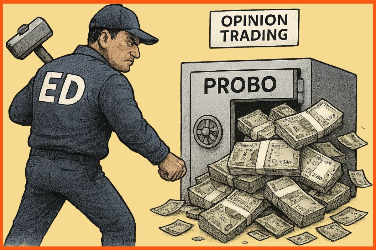 ED cracks down on Probo, INR 284 cr seized in major opinion trading raid
