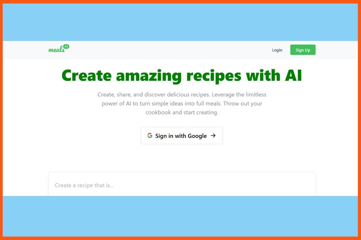 MealsAI - Top AI Meal Planner Tools