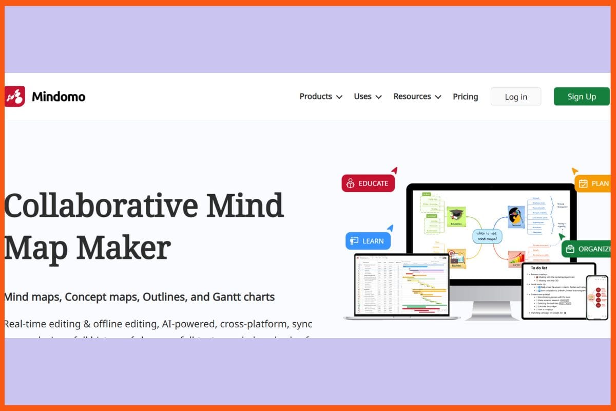 Mindomo - Best AI Tools for Brainstorming