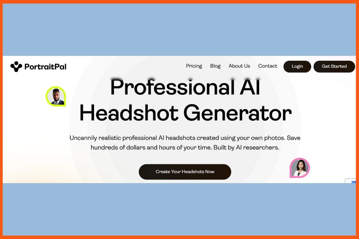 Portrait Pal - Top AI Headshot Generator Tools