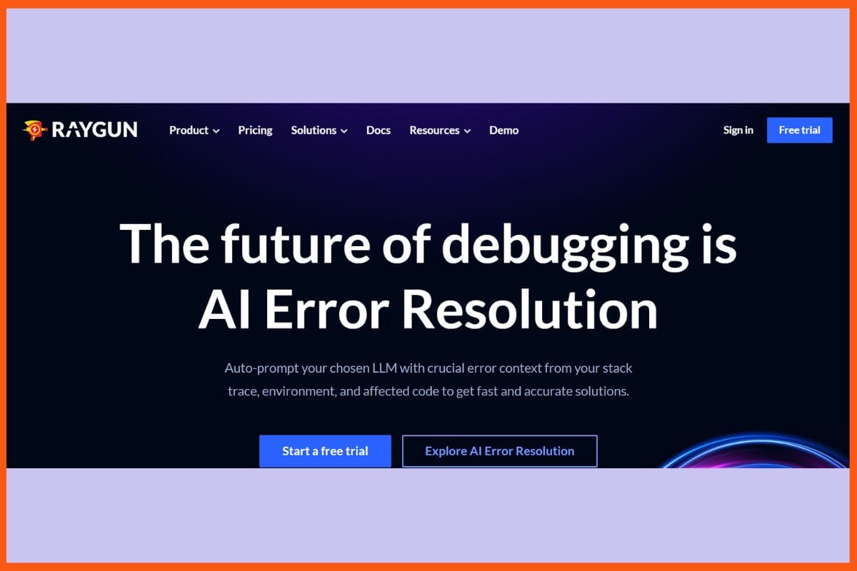 Raygun - Top AI Tools for App Performance Monitoring