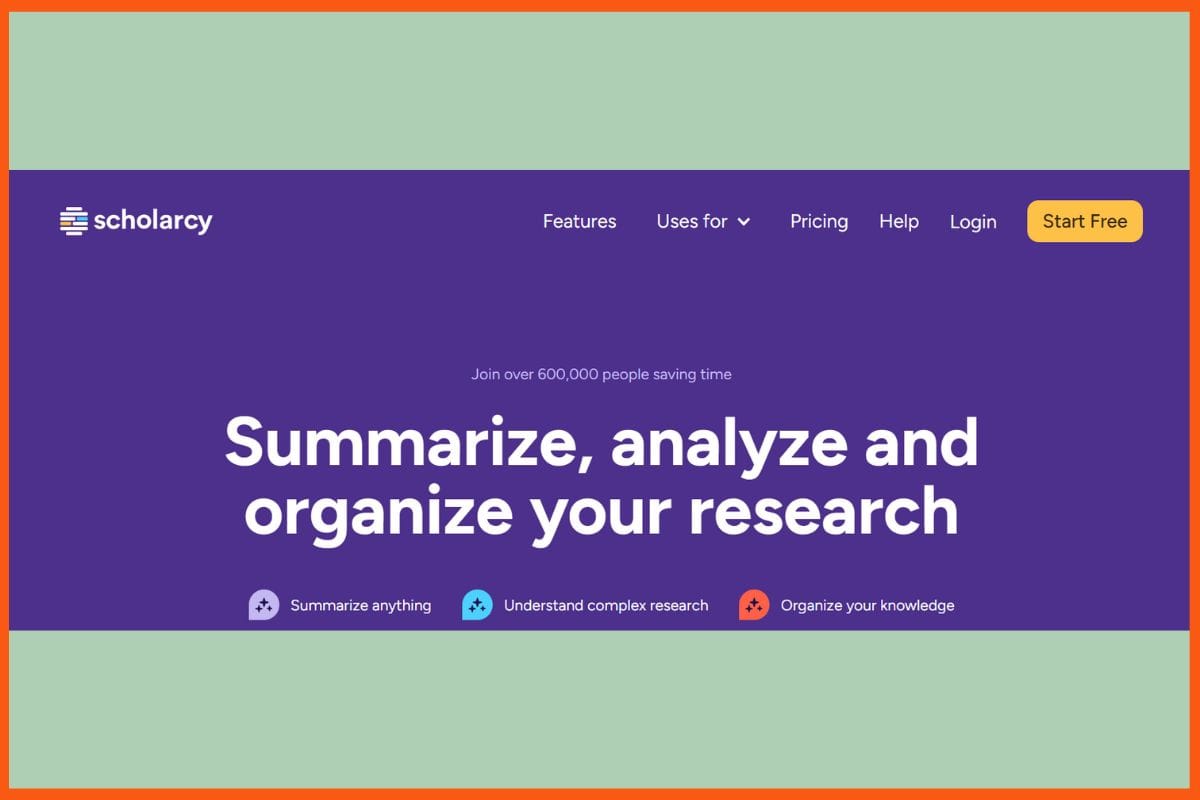 Scholarcy - Top AI Tools for Summarising Lectures and Notes